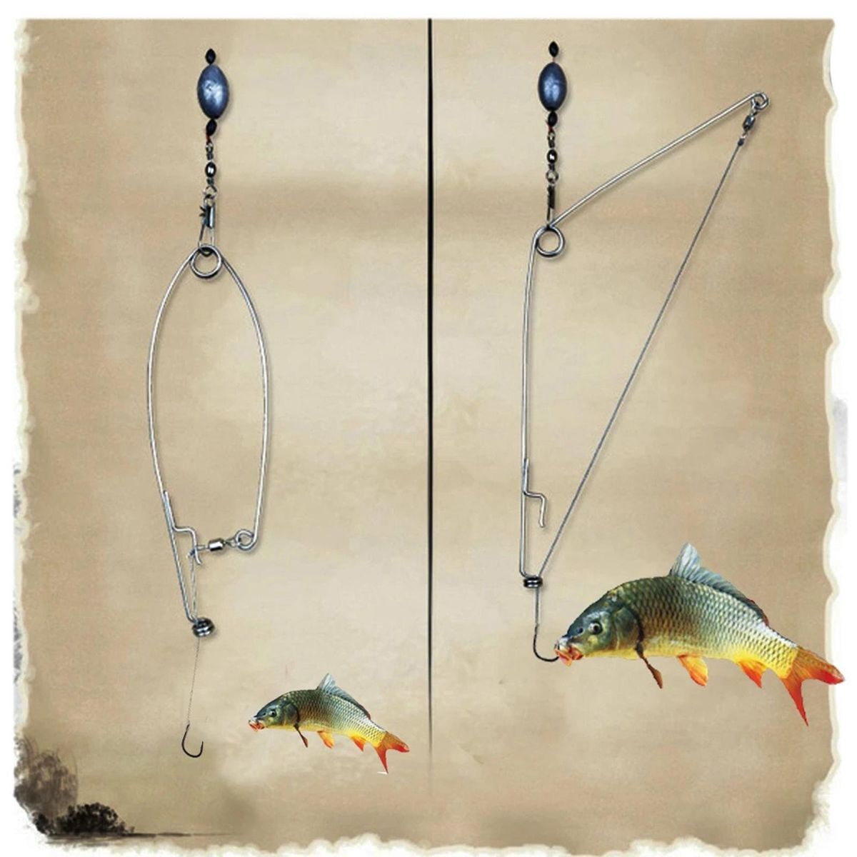 Automatic Fishing Hook Spring Fishhook For Trapping Rivers