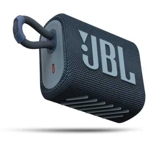 Go 3 Small Bluetooth  Waterproof Portable Speaker - Blue
