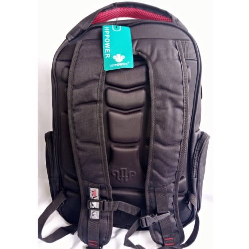 Makeup Patterned Multifunction Laptop Backpack - Black