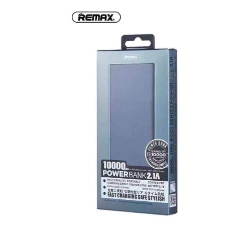 Rpp-149 Bodi 10000mah Fast Charging Powerbank 2usb Ports 2.1a Output - Type C & Micro Usb Input Black