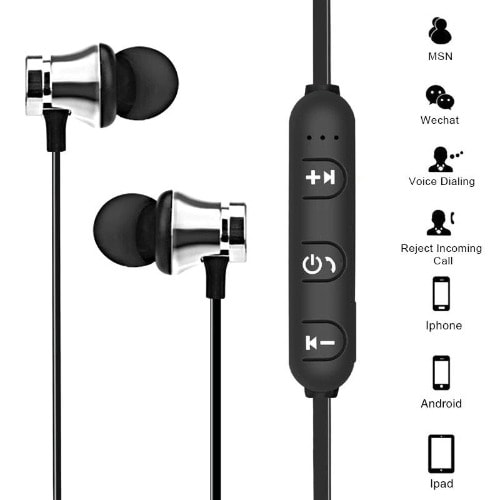 Double Ears Bluetooth Earpiece Plus One Ear Bluetooth Earpiece