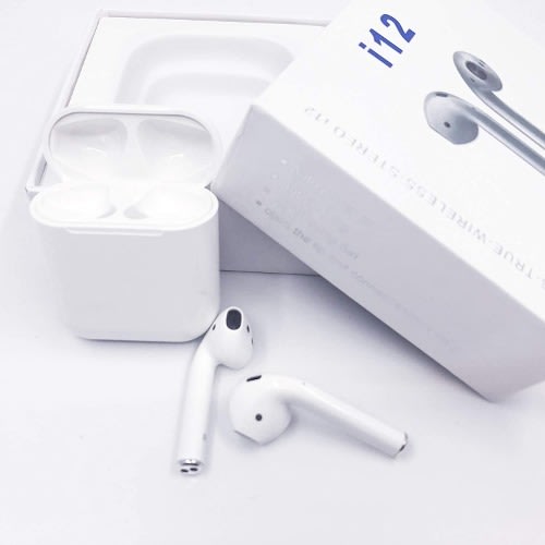 i12 Earpod With Wireless Charging Case