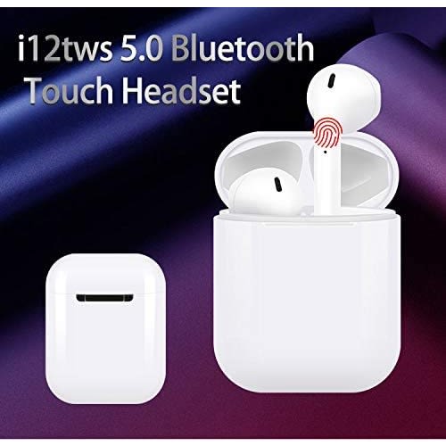 i12 Earpod With Wireless Charging Case