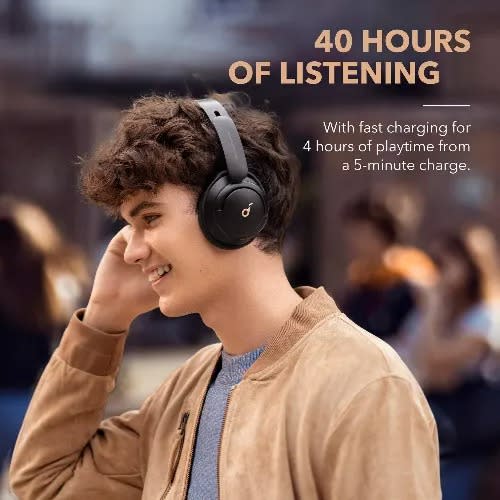 Life Q30 Hybrid Active Noise Cancelling Headphones With Multiple Modes
