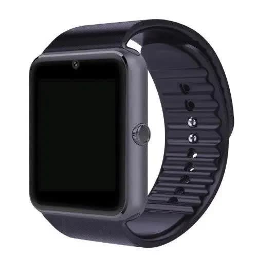 Gt08 Smartwatch With Sim & Memory Card Slots - Black