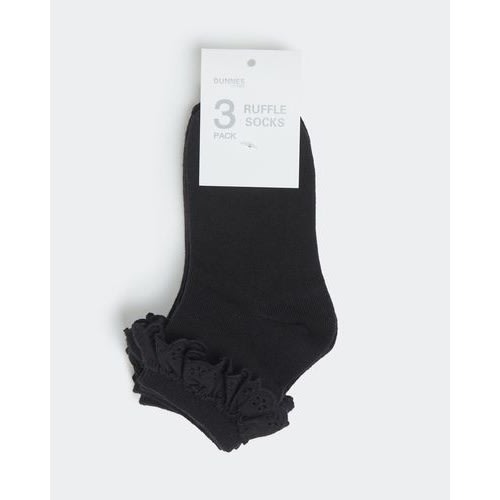 Girls Ruffle Socks - Pack Of 3