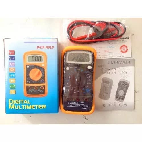 Digital Multimeter Dt830l With Backlight Display