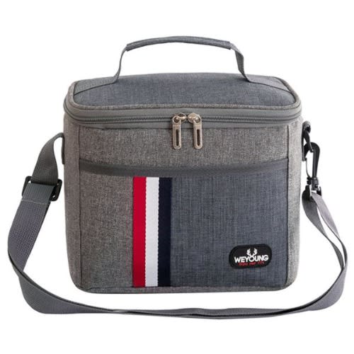 Insulated Lunch Bag - Grey Mix