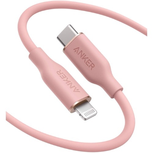 Powerline Iii Flow USB-c To Lightning Cable - 6Ft – Coral Pink