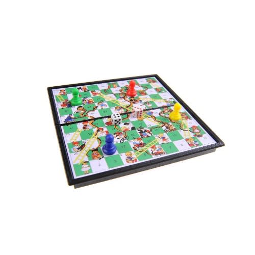 2in1 Foldable Magnetic Snake And Ladder Game