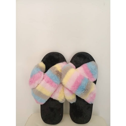 Ladies Plush Indoor And Outdoor Slippers