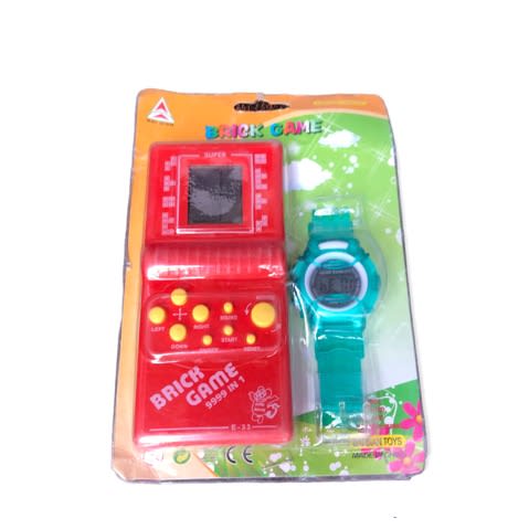 Super Brick Game & Watch For Kids - Red