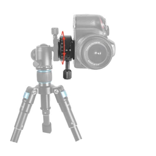 360-degree Rotating Tripod Base & Panoramic Shooting Clamp