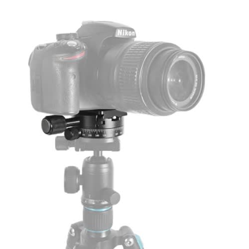360-degree Rotating Tripod Base & Panoramic Shooting Clamp