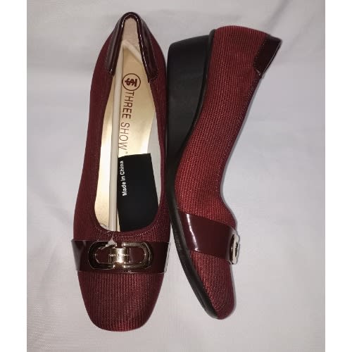 Wedge Shoe -  Wine