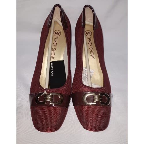 Wedge Shoe -  Wine