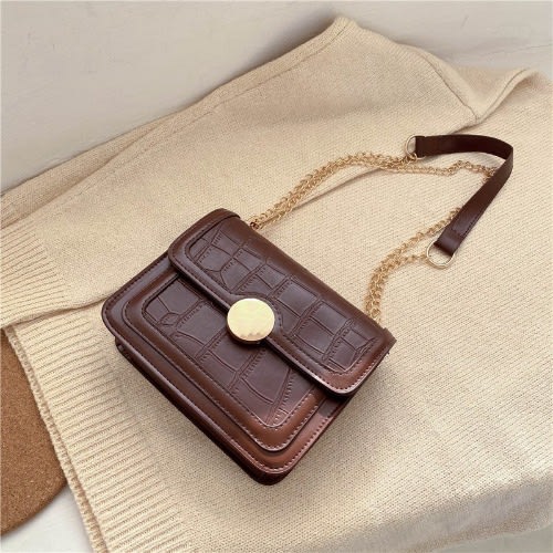 New Female Hand Bags - Brown