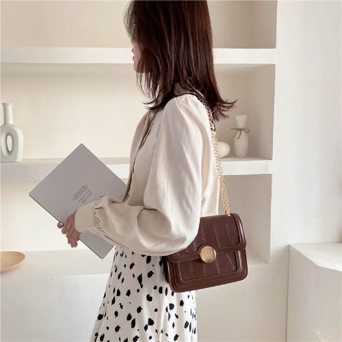 New Female Hand Bags - Brown