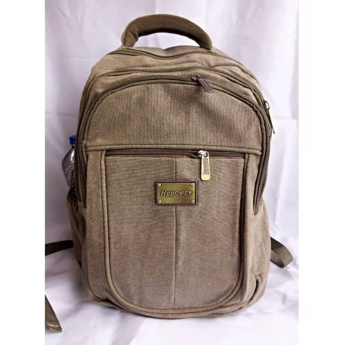 Khaki Smart Multi Purpose Backpack - Brown