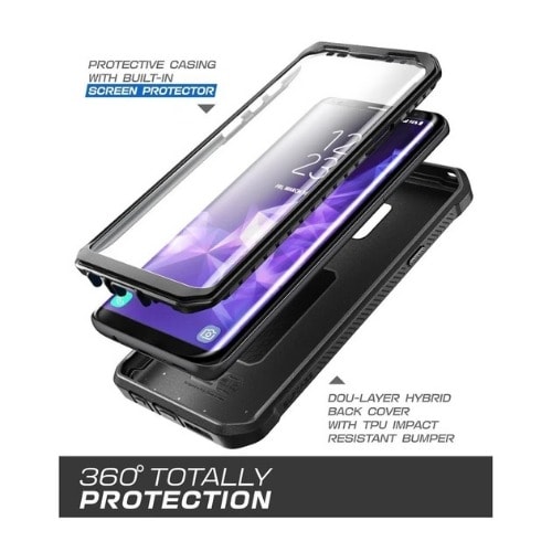 Shockproof Rugged Case with Screen Protector For Samsung Galaxy S9 Plus