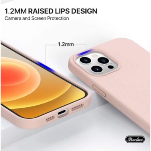 Iphone 12 Pro Max Silicone Case - 6.7" -pink