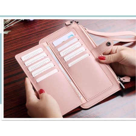 Women's Multifunctional Pu Leather Wallet With Organizers - Deep Green