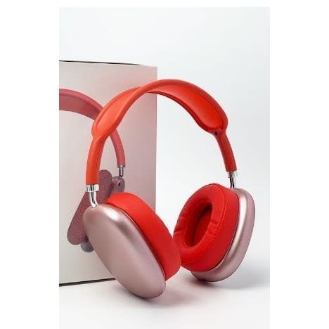 P9 Wireless Headphones Hifi Stereo With Mic For IOS And Android - Red