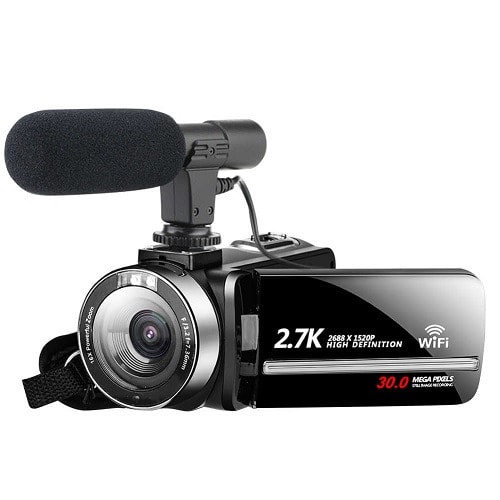 30mp WiFi Professional DSLR 2.7K Camcorder