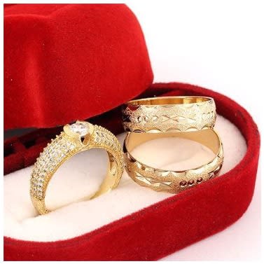 Veve Gold Plated Bridal Set