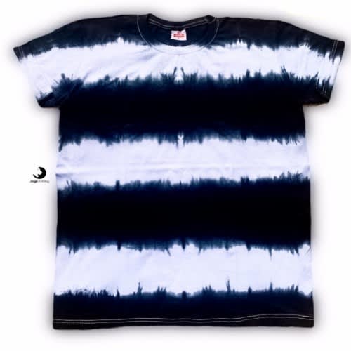 Rock Adire Shirt - Black And White