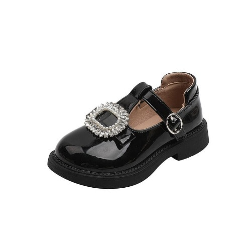 Girls Party Shoes - Black