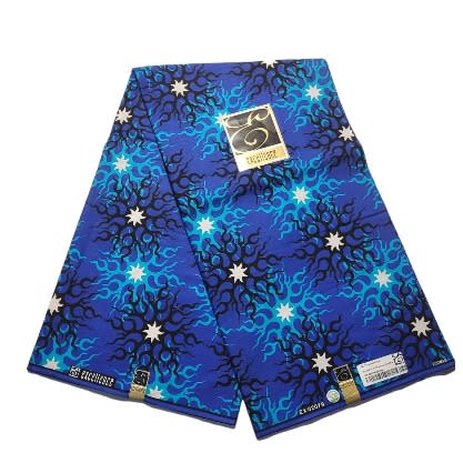 Excellence Ankara - Ex 02079 African Print - 6yards - Blue