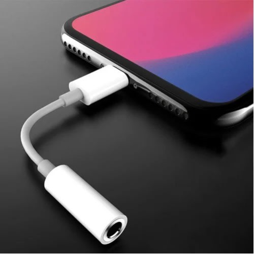 Lightning To Headphone Jack Adapter For iPhone - 3.5mm