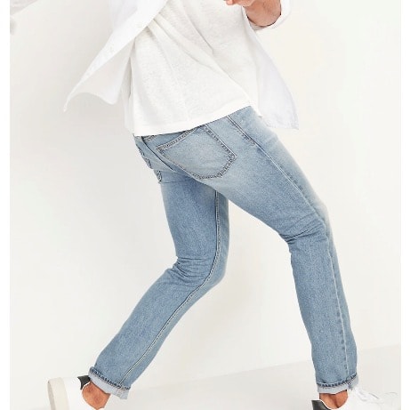 Slim Jeans For Men- Light Wash