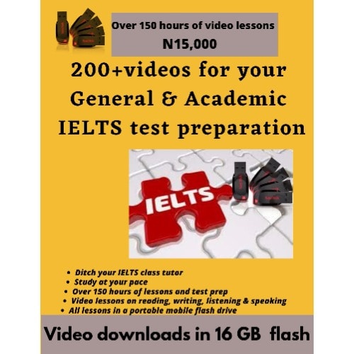 Ielts Preparatory Videos In Flash Drive