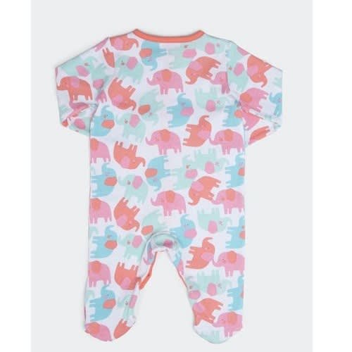 Baby Girls Organic Cotton Sleepsuits - 3 Pieces