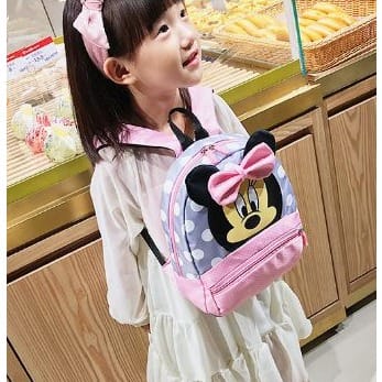 Baby Girls Minnie Mouse Backpack - Pink