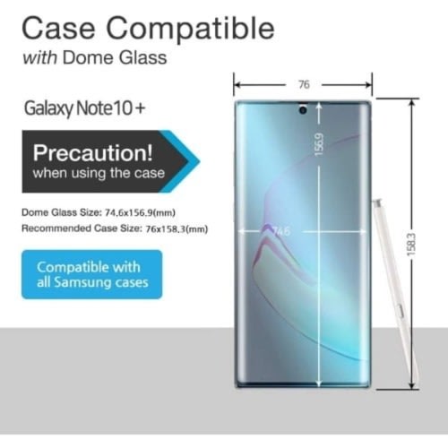 Uv Privacy Glass Screen Protector For Samsung Galaxy Note 10 Plus Product