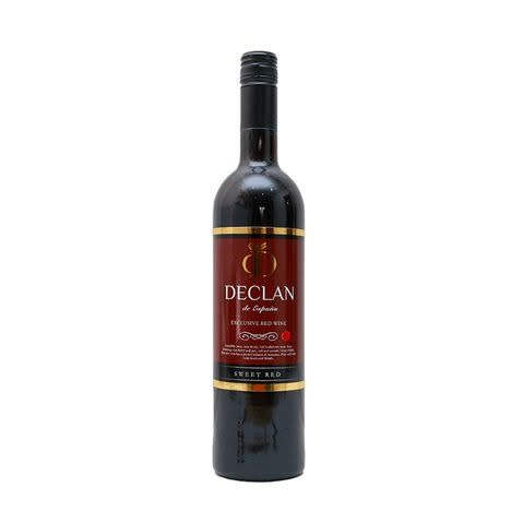Declan Sweet Red Wine Abv 11.5% - 70cl