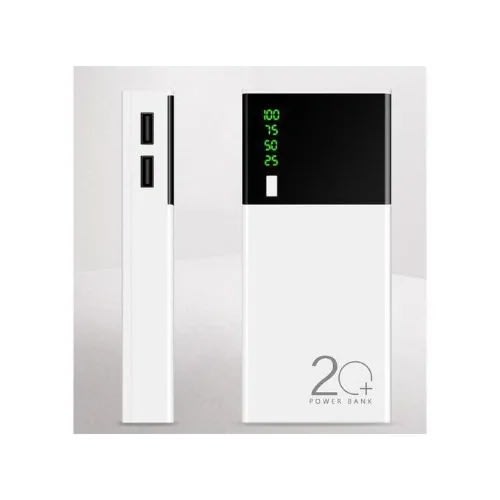 Rohs Dual Usb Digital Led Power Bank - 20,000mAh