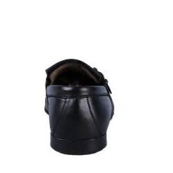 Men's Slip On With Flap And Buckle Detail - Black