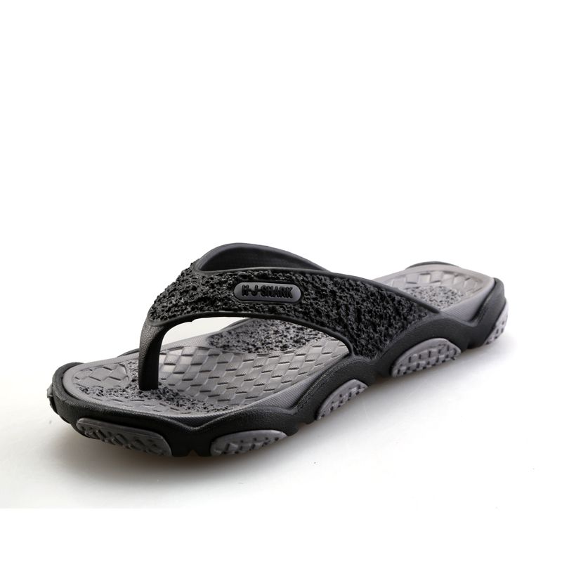Mens Flip Flops Casual Sandals-Grey
