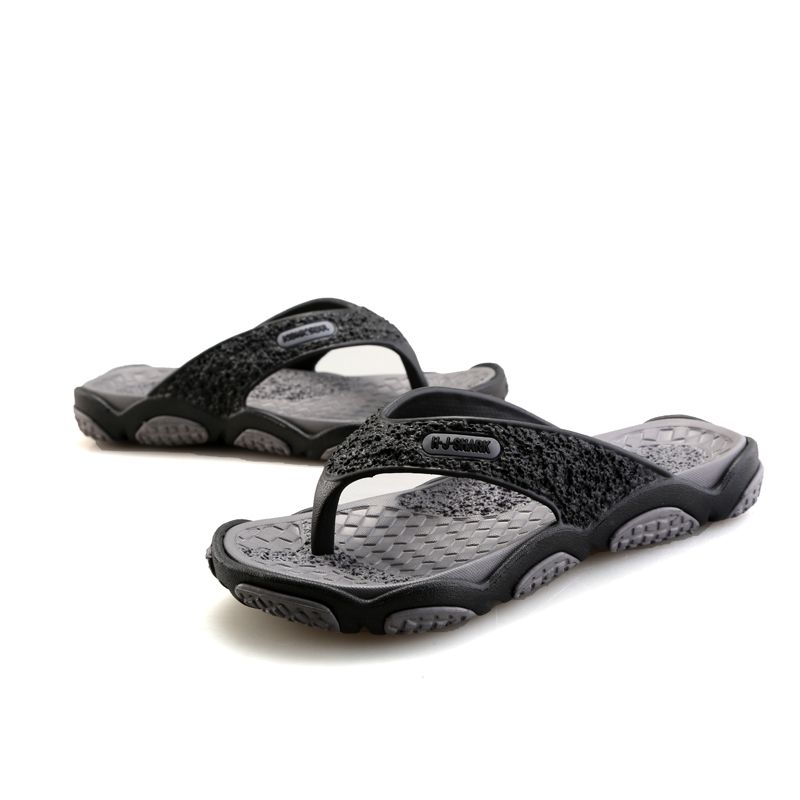 Mens Flip Flops Casual Sandals-Grey