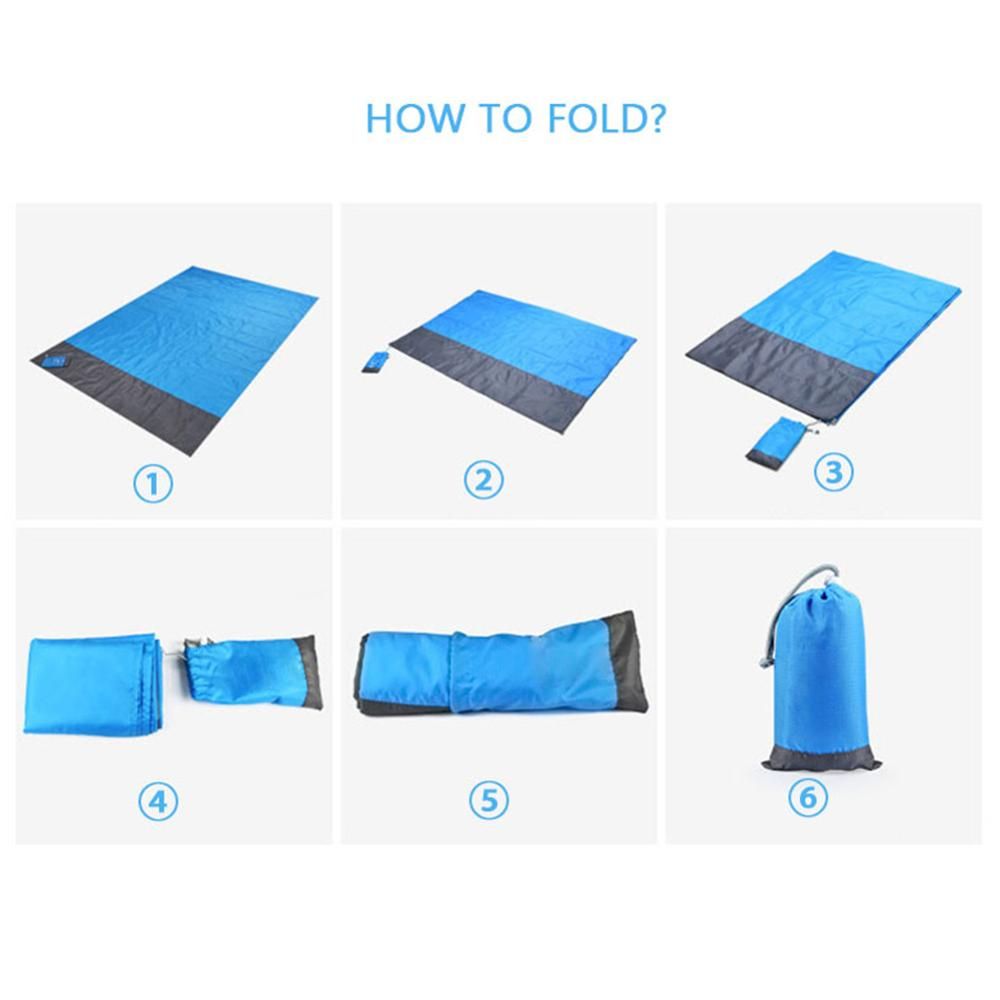 Sand Free Beach Mat 140x210cm/200cmx210cm Picnic Blanket