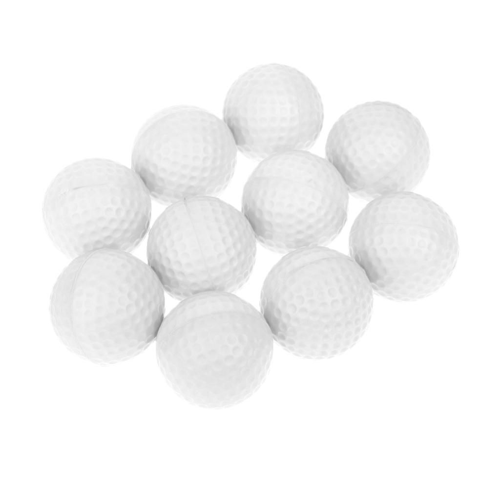 10Pcs Soft PU Foam Golf Balls For Indoor Outdoor Training