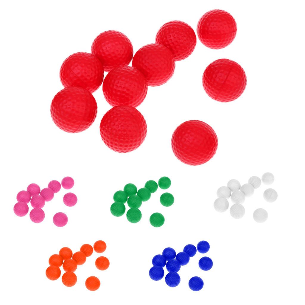 10Pcs Soft PU Foam Golf Balls For Indoor Outdoor Training