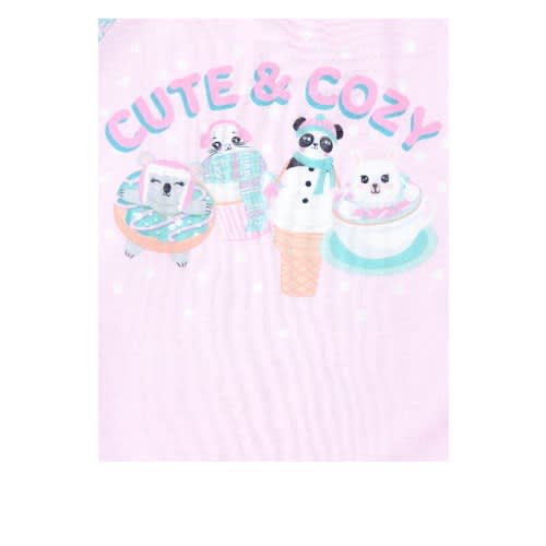 Girls Snug Fit Cotton Pyjamas