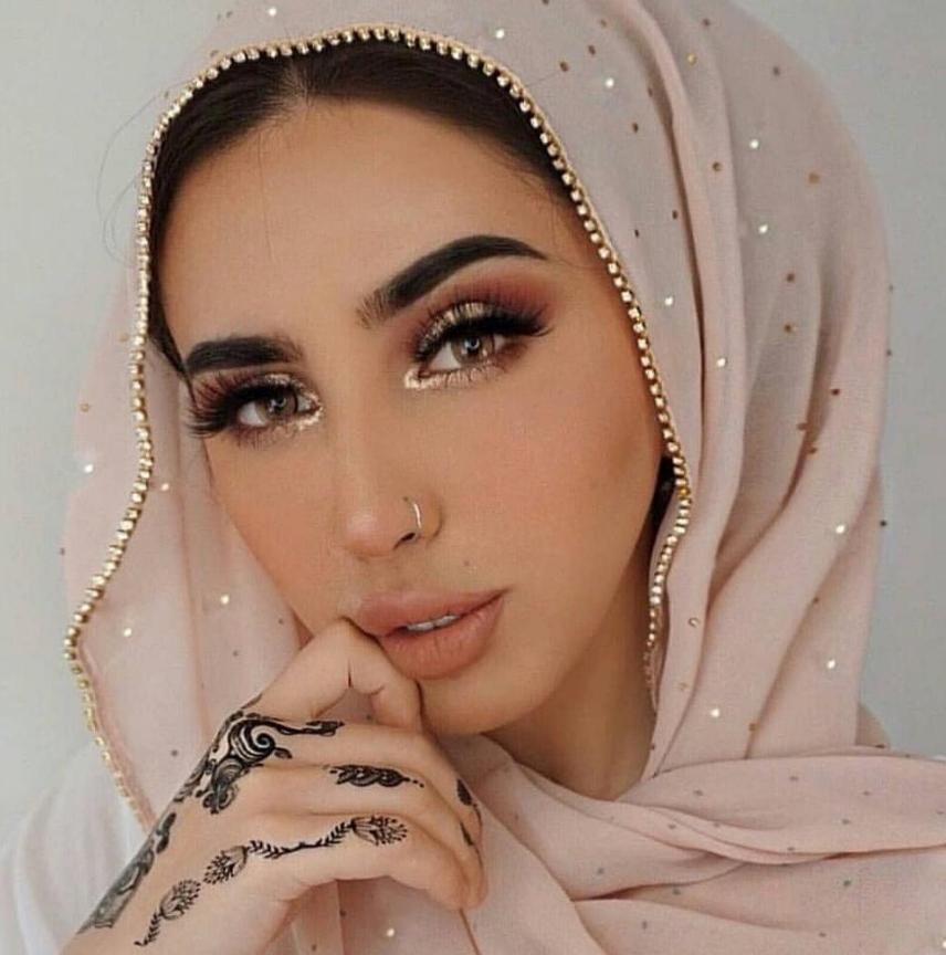 Bling Chiffon Scarf Shimmer With Crystal Chain Edged Scarf Muslim Scarves