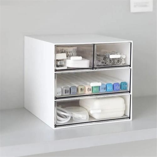 Desktop Drawer Storage Box Office Cosmetic Storage Cabinet Small Box Desk Student Dormitory Rack