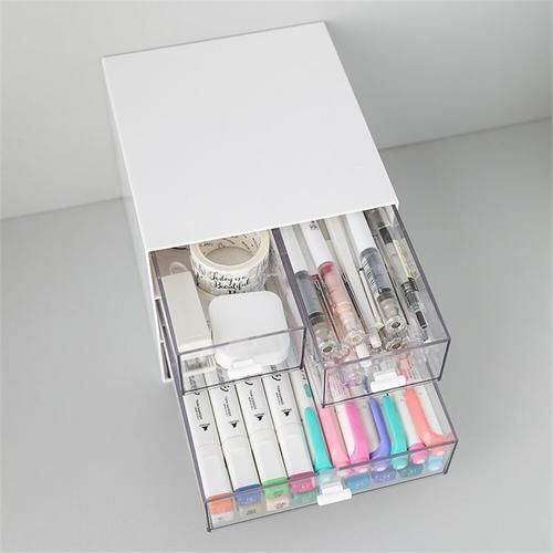 Desktop Drawer Storage Box Office Cosmetic Storage Cabinet Small Box Desk Student Dormitory Rack